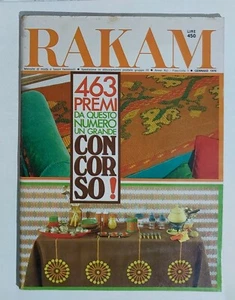 08659 Rivista ricamo moda 1970 - Rakam a. XLI n. 1 - Rusconi - Picture 1 of 3