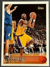 1996-97 Topps #138 Kobe Bryant Rookie Card RC *NMMT-NMMT+ L.A. Lakers *HOF