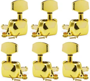 3+3 Semi-closed Guitar Tuners String Tuning Pegs Keys Machine Heads Set for for - Picture 1 of 7