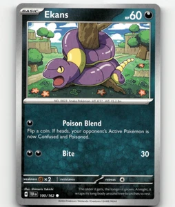 Ekans Pokemon • Common • 100/162 Temporal Forces - Picture 1 of 1