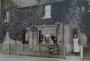 PRINT 10" X 7" PAMBER HEATH POST OFFICE BERKSHIRE c1920 - Picture 1 of 1