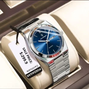 Poedagar Quartz Watch Model 930 with Day and Date Display - Picture 1 of 9