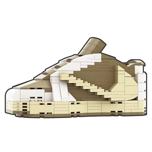 Zapatilla deportiva Air Jordan 1 Low "Travis Scott Reverse Mocha" juguete de construcción 3D - Imagen 1 de 5