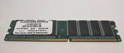 AENEON 512mb ddr dimm q 64WQD  vintage memory for vintage hardware - Image 1 of 2