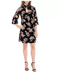 Nanette Lepore Floral Velvet Empire Dress. Size 2. MSRP - Picture 1 of 8