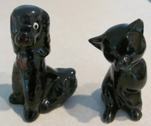 FIGURAS DE CERÁMICA NEGRA DE COLECCIÓN PARA PERROS Y GATOS - Imagen 1 de 9