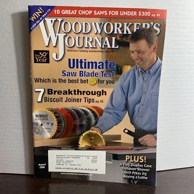 Vintage Woodworker’s Journal August 2006 7 Breakthrough Biscuit Joiner Tips - Image 1 of 4