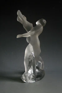 LALIQUE AKT ZWEI TÄNZERINNEN DEUX DANSEUSES GLASFIGUR - Bild 1 von 6
