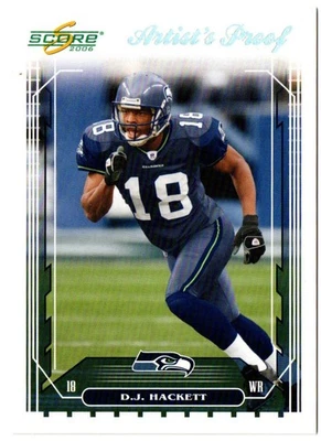 2006 Score D.J. Hackett Artist's Proof 20/32 Seahawks 245 - Image 1 of 2