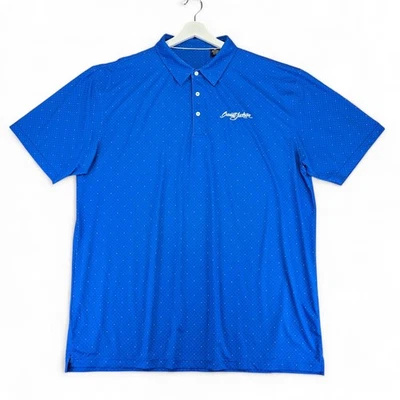 Camisa polo de golf Barrett-Jackson estampado punteado que absorbe la humedad para hombre 3XL Foto 1 de 4