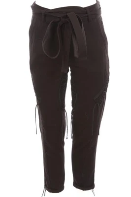 SAINT LAURENT ЧЕРНЫЙ ХЛОПОК КАРГО БРЮКИ FR 34 UK 6 - Изображение 1 из 4