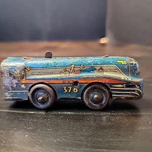 Marx Train Engine Goofy Donald Duck Disney #376 Tin Vintage Made USA Very Poor - Picture 1 of 11