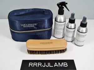 Lucchese Boot LEATHER CARE KIT w/ Conditioner, Cleaner, Protector, Brush & Case - Picture 1 of 4