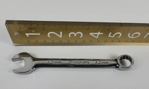 Snap-On Tools USA OEXM13B 13mm Metric Short Chrome Combination Wrench - 12 Point - Picture 1 of 16