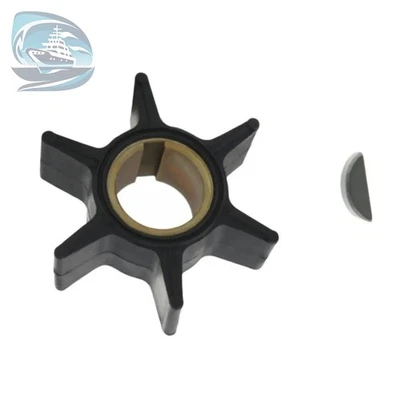 Water pump Impeller With Key For Johnson Evinrude 40hp Outboard 18-3366 390286 - Image 1 of 4
