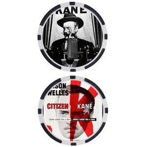 CITIZEN KANE – CHARLES FOSTER KANE – ORSON WELLES - POKER CHIP - Picture 1 of 2