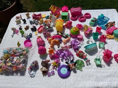 Bulk Lot Collectable Toys & Accessories Mcdonalds Pony PET SHOP Shopkins HASBRO - image 1 of 4