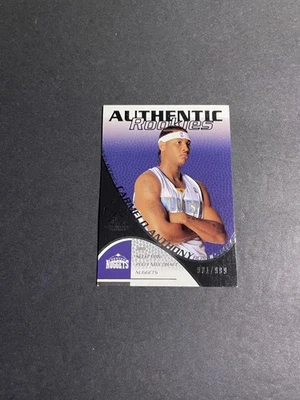 2003-04 SP Game Used Authentic Rookies #/999 Carmelo Anthony  Rookie Card #109 - Image 1 of 2
