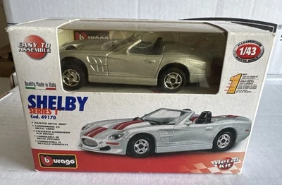 Vintage 2002 Bburagos Shelby Serie 1. Modelo Escala 1/43 Hecho en Italia Cod: 49170 Foto 1 de 4