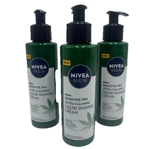3 x NIVEA MEN Sensitive Pro Ultra Calming Liquid Rasiercreme 200ml  - Bild 1 von 6