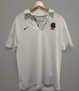 Nike Dri Fit Mens Collared Polo Cornell Touchdown Bear Shirt Size L - Picture 1 of 11