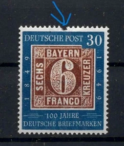 Bund MiNr. 115 100 Jahre deutsche Briefmarken Postfrisch Zahnfehler 2. Wahl - Bild 1 von 1