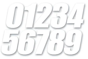 Dcor 45-16-5 Individual Numbers 6in. - No.5 - White - Bild 1 von 3