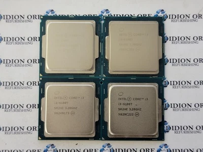 Lot of 4 INTEL Core i3-6100T SR2HE 3.20 GHz 3 MB 35 W SKU 16407 - Image 1 of 2