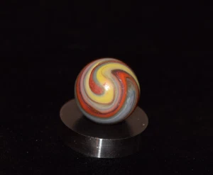 JABO/⏩DAS 🐏 Rams Head Patten🐏 Opaque Swirl Marble Size .718=23/32"=19mm MINT - Picture 1 of 8