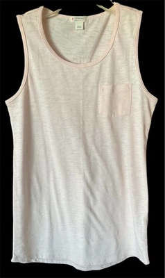 Crew разрезы цвета девочек Майка хлопок кольцо прядильный персик XL 12-14 - Изображение 1 из 3