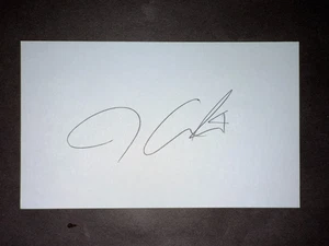 Justin Anderson, ANGELS (2018 Debut) SIGNED 3x5 Index Card (HS) - Picture 1 of 1