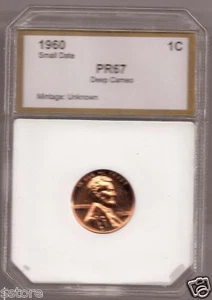 RARE GEM 1960 SMALL DATE PROOF DEEP CAMEO CONDITION - Picture 1 of 2