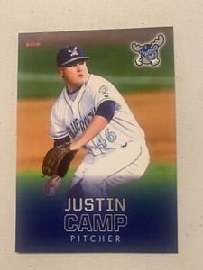 Justin Camp 2018 Wilmington Blue Rocks Team Card