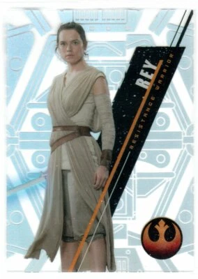 STAR WARS 2016 TOPPS HIGH TEK BASE SW-75 DAISY RIDLEY AS REY FORM 2 PATTERN 1 - Image 1 of 2