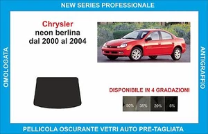 pellicole oscuranti vetri compatibili con chrysler neon berlina dal 2000-04 - Imagen 1 de 1