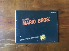 Libretto Di Istruzioni Super Mario Bros Nintendo Nes Mattel ITA