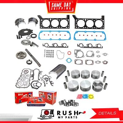 Kit de reconstrucción Master Engine 2004 para Chrysler Dodge Grand 3,8 L V6 OHV DNJ EK1132AM Foto 1 de 4
