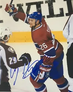 Jiri Sekac Montreal Canadiens Signed 8x10 Photo - Picture 1 of 1