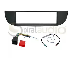 Radio Dash Kit Combo Single DIN RUBBERIZED BLACK + Wire Harness + Antenna FT16 - Foto 1 di 1