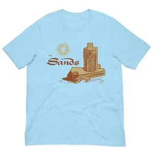 Vintage Retro T Shirt Sands Hotel Casino Las Vegas Graphic Tee For Men Women - Picture 1 of 8