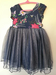 Nwt Bonds Size 2 Girls floral Tutu dress, cotton top and cotton lined - Picture 1 of 3