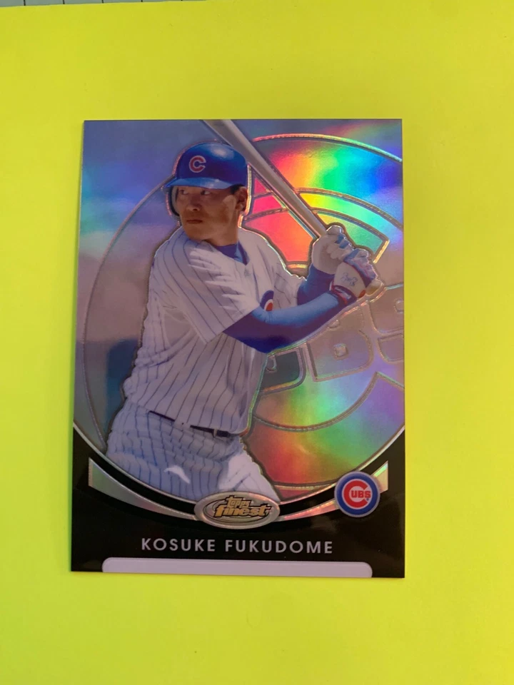 2010 TOPPS FINEST KOSUKE FUKUDOME REFRACTOR 458/599 ~ #98 CUBS  - Image 1 of 1