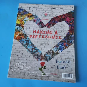 129th Rose Parade Program "Making A Difference" Perfect Condition Mint - Imagen 1 de 2