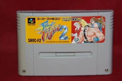 Final Fight 2 (Nintendo Super Famicom, 1993) Authentic Game Cartridge (SHVC-F2) - Image 1 of 4