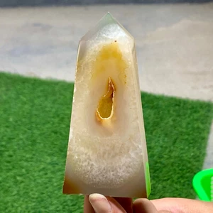 144G Natural beautiful dreamy amethyst obelisk healing - Imagen 1 de 14