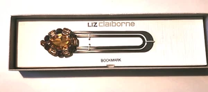 Liz Claiborne Amber Tear Drop Bookmark NWOT - Bild 1 von 4