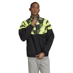 Adidas ORIGINALS HERREN RETRO FUSSBALL TRAININGSJACKE SCHWARZ TREFOIL FREIZEIT NEU NEU MIT ETIKETT - Bild 1 von 5