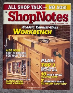 Shopnotes Shop Notes Classic Cabinet Base Workbench Wood Working - Picture 1 of 1