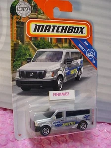 2019 Matchbox #84 '14 NISSAN NV VAN☆silver; MBX SHUTTLE;Airport Ride☆SERVICE☆ - Picture 1 of 3