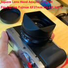 Neu für Fujifilm Fujinon XF27 mm f/2,8 R WR X Aluminium Metall Quadratische Objektivhaube Kit